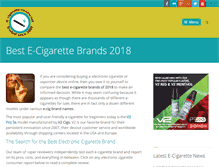 Tablet Screenshot of e-cigarette-review.net